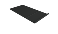 Элемент обхода Кликфальц Про Grand Line правый 0,5 PurPro матовый RAL 7016 антрацитово-серый