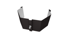 Крепление трубы для гофры на кирпич Vortex Lite PE RR 32 темно-коричневый