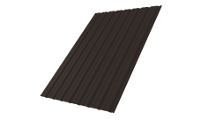 Профнастил С10R Grand Line 0,45 Drap TX RR 32 темно-коричневый