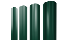 Штакетник М-образный A фигурный 0,5 Satin Matt TX RAL 6005 зеленый мох