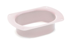 Воронка врезная Vortex 127мм RAL 9003