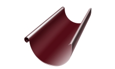 Желоб полукруглый Grand Line PU 125 мм 3 м RAL 3005 красное вино