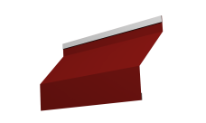 Ламель забора жалюзи Milan 0,5 Satin RAL 3011 коричнево-красный