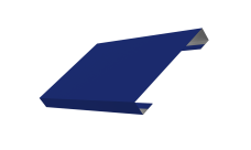 Ламель лицевая 150 забора жалюзи Texas 0,45 PE RAL 5002 ультрамариново-синий