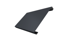 Ламель лицевая 200 забора жалюзи Texas Grand Line 0,45 Drap TR RAL 7024 мокрый асфальт