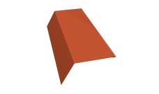 Планка карнизная 120х80 Grand Line 0,5 Satin с пленкой RAL 8004 терракота (3м)