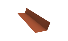 Планка примыкания 90х140 0,45 Drap TX RAL 8004 терракота (2м)