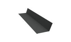 Планка примыкания 90х140 0,5 Velur X RAL 7016 антрацитово-серый (2м)