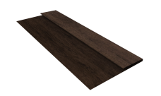 Планка стартовая Блок-Хаус new Grand Line 0,45 Print-Double Premium Antique Wood (2м)