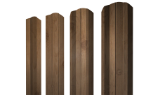 Штакетник М-образный A фигурный Grand Line 0,45 Print Premium Pine Wood Fresh