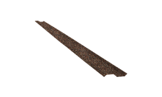 Комплект Планка защиты для композитной черепицы Grand Line брауни (1,25м) (10 штук)
