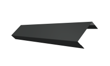 Ламель обратная 50 забора жалюзи Texas Grand Line 0,5 PurPro Matt 275 RAL 7016 антрацитово-серый