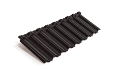 Лист композитной черепицы Metrotile MetroClassic черный