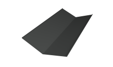 Планка ендовы нижней 300х300 Grand Line 0,5 Velur RAL 7016 антрацитово-серый (2м)