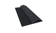 Планка финишная Блок-Хаус новый Grand Line 0,45 Принт Премиум Серое дерево TwinColor (2м)