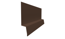 Планка начальная фальц 0,45 Drap-double TX RAL 8017 шоколад (2м)