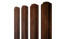 Штакетник Прямоугольный фигурный 0,45 Print Premium Cherry Wood Fresh TwinColor