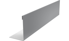 Нащельник 25х35 для забора жалюзи к ламели 125 Texas Grand Line 0,45 Drap TX RAL 7004 сигнальный серый (L1,5)