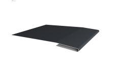 Планка начальная 0,45 PE с пленкой RAL 7024 мокрый асфальт (2м)