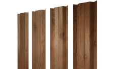 Штакетник М-образный B с прямым резом 0,45 Print Premium Pine Wood Fresh