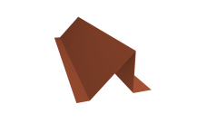 Планка снегозадержания 75х115 0,5 Velur X RAL 8004 терракота (3м)