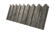 Профнастил С20A фигурный Grand Line 0,45 Print Elite Nordic Wood TwinColor