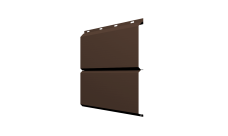 Софит ЭкоБрус 0,345 Grand Line без перфорации 0,5 PurLite Matt RAL 8017 шоколад