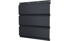 Софит металлический Классик v01 Grand Line без перфорации 0,45 PE-Double с пленкой RAL 7024 мокрый асфальт