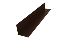 Угол внутренний 30х30 0,45 Drap TwinColor RAL 8017 шоколад (2м)