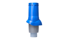 Выход вентиляционный канализации Gervent изолированный 110/160мм синий