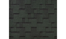 Черепица гибкая RoofShield Фемили Эко Лайт Модерн зеленый с оттенением