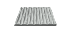 Фиброцементная панель Бетэко Дюна 1220х2440х10мм RAL 7035