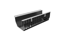 Лоток водоотводный Gidrolica Super ЛВ-30.38.29,6 - пластиковый, кл. Е600 (0832)