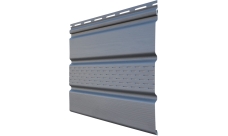 Софит Classic Grand Line частично перфорированный серый графит (3,0м)