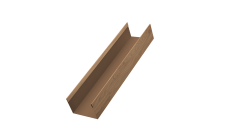 Стойка жалюзи Milan,Tokyo 0,45 Print Elite Honey Wood TwinColor (2м)