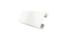 Планка H-образная стыковочная сложная 0,5 Satin с пленкой RAL 9003 сигнальный белый (2м)