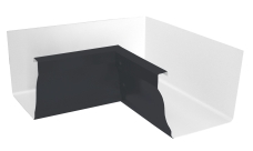 Угол желоба внутренний Vortex Matt 90гр 127мм RAL 7024