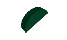 Заглушка торцевая 0,5 Satin RAL 6005 зеленый мох