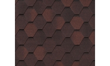 Черепица гибкая RoofShield Премиум Стандарт гранатовый отлив