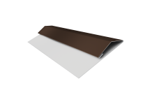 Планка стартово-финишная Экобрус Grand Line 0,5 PurPro Matt 275 RAL 8017 шоколад (2м)