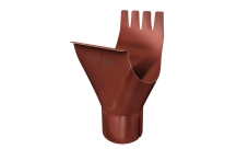 Воронка GL PU 125/90 мм RAL 8004 терракота