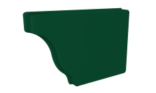 Заглушка желоба правая Vortex Lite 130мм RAL 6005 зеленый мох