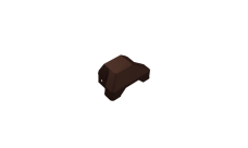 Крышка RAL 8017 Matt