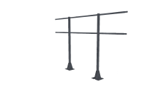 Ограждение кров. д/парапета на плос. кровлю 7024(3,0х1,2м)ОЦ