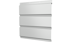 Софит металлический Классик v01 Grand Line без перфорации 0,45 Drap TX с пленкой RAL 7047 телегрей 4