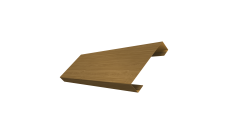 Ламель лицевая 100 забора жалюзи Texas 0,45 Print Elite Honey Wood TwinColor