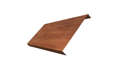 Ламель обратная 200 забора жалюзи Texas 0,45 Print Premium Rowan Wood Intense FTC