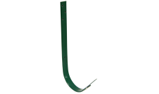 Крюк длинный Grand Line ПУ 125мм RAL 6005 зеленый мох