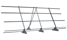 Ограждение кровельное со снегозадержателем Grand Line 1,2х3 RAL 7040