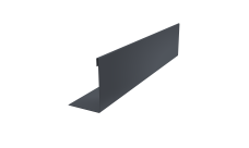 Нащельник 125 Texas 25х35 0,45 PE-Double RAL 7024 мокрый асфальт (L1,5)